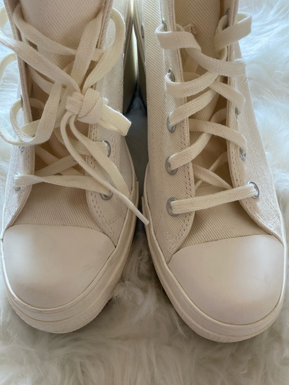 NEW Converse Chuck 70 De Luxe Heel High Top Cream Off White Ivory Size 11 / 42.5 - Picture 14 of 16